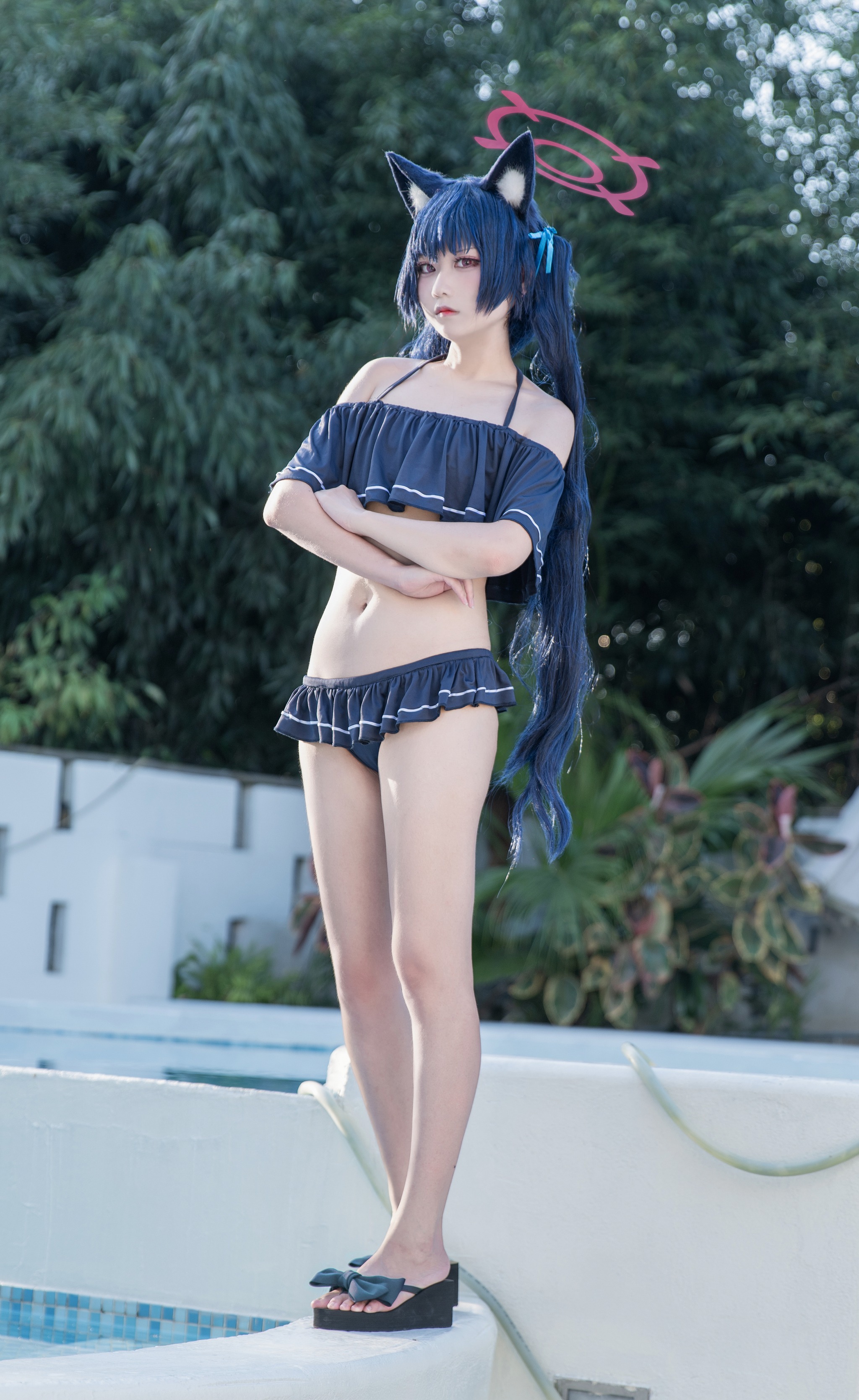 lunananya - No.013 黑见芹香 泳装 [28P]-XikXak